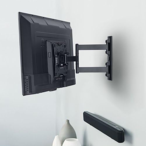 Full Motion Articulating Wall Mount for 26” to 55” TVs – Fits Flat Panels up to 80lbs, Black