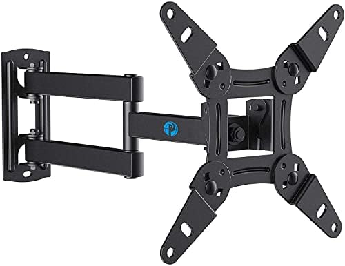 Full Motion Wall Mount for 13–42” TVs & Monitors – Swivel, Tilt, Extend, Rotate – Fits Echo Show 15/21, Max VESA 200x200, Holds up to 44lbs