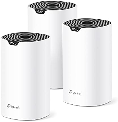 Mesh AC1900 WiFi System – Up to 5,500 Sq. Ft. Coverage, Replaces WiFi Router and Extender, Gigabit Ports, Works with Alexa, 3-Pack