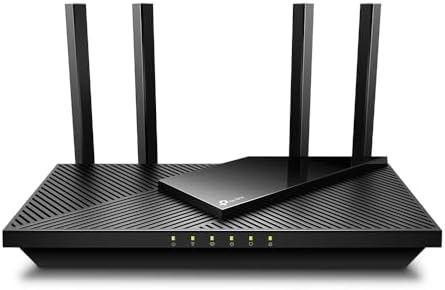 AX1800 Wi-Fi 6 Router V4 – Dual Band Wireless Internet, Gigabit, Easy Mesh, Works with Alexa – A Certified for Humans Device