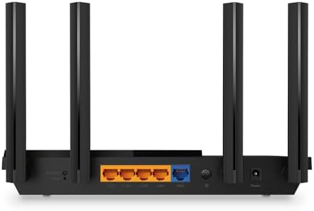 AX1800 Wi-Fi 6 Router V4 – Dual Band Wireless Internet, Gigabit, Easy Mesh, Works with Alexa – A Certified for Humans Device