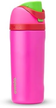 Kids Insulated Water Bottle with Straw – 16 oz, Stainless Steel, BPA-Free, for School, Sports, Travel