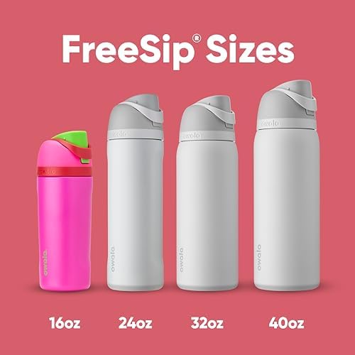 Kids Insulated Water Bottle with Straw – 16 oz, Stainless Steel, BPA-Free, for School, Sports, Travel