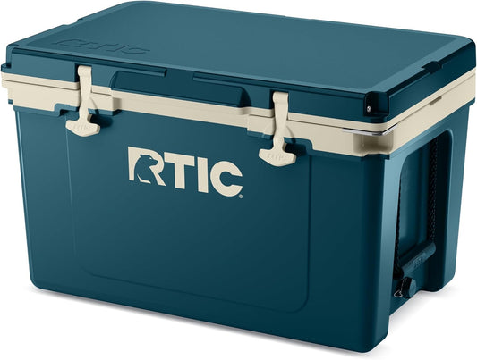 52 Quart Ultra-Light Insulated Cooler – 30% Lighter for Beach, Camping, and Fishing
