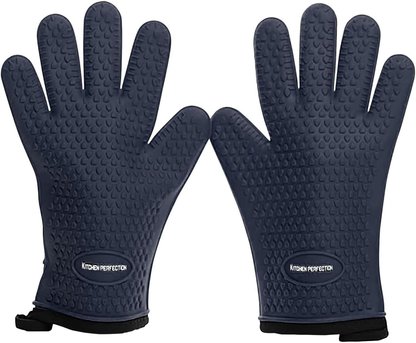 Silicone Smoker Oven Gloves - Extreme Heat Resistant Waterproof Oven Mitts
