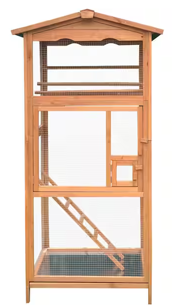 Outdoor Wooden Bird Cage