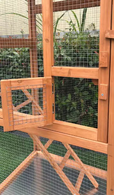 Outdoor Wooden Bird Cage