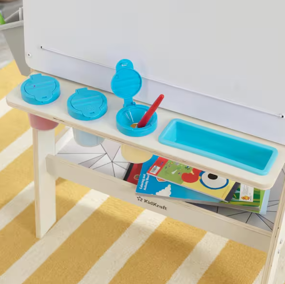 Create N Play Double-Sided Easel with Chalkboard and Whiteboard