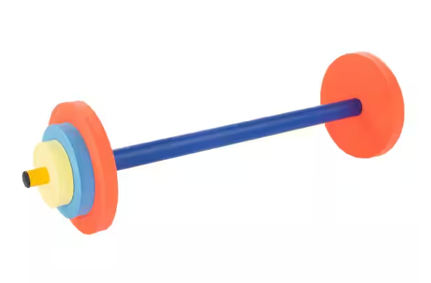 Beginner's Toy Weight Bench Workout Equipment Set