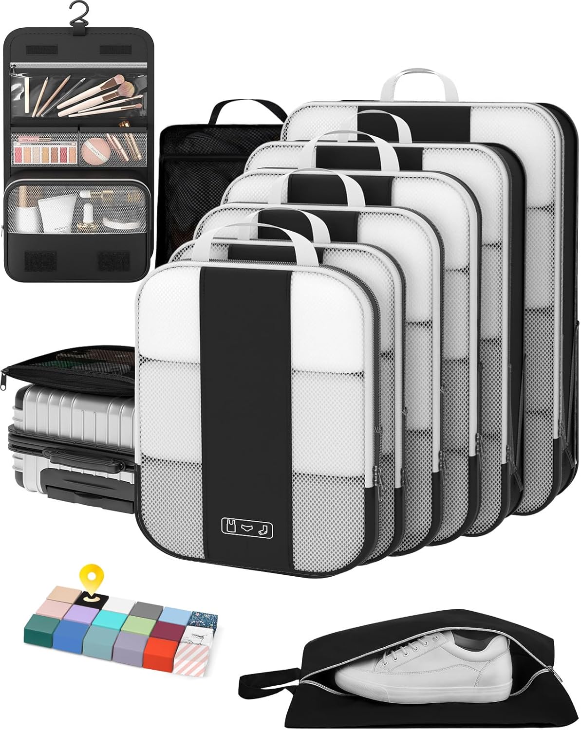 10 Compression Packing Cubes for Women Travelers: Essential Luggage Storage and Space Savers