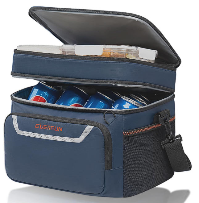 Mini Leak-Proof Soft Cooler Lunch Box – Insulated, Collapsible, Holds 24 Cans