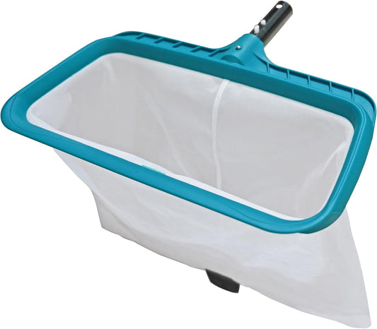 Heavy-Duty Pool Skimmer Net with Deep Nylon Mesh Bag